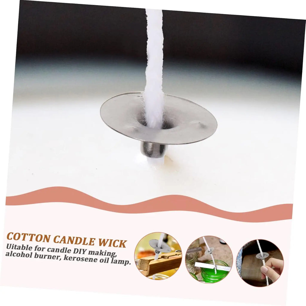 Cotton Candle Wicks with Tabs – DIY Candle Making Supplies
