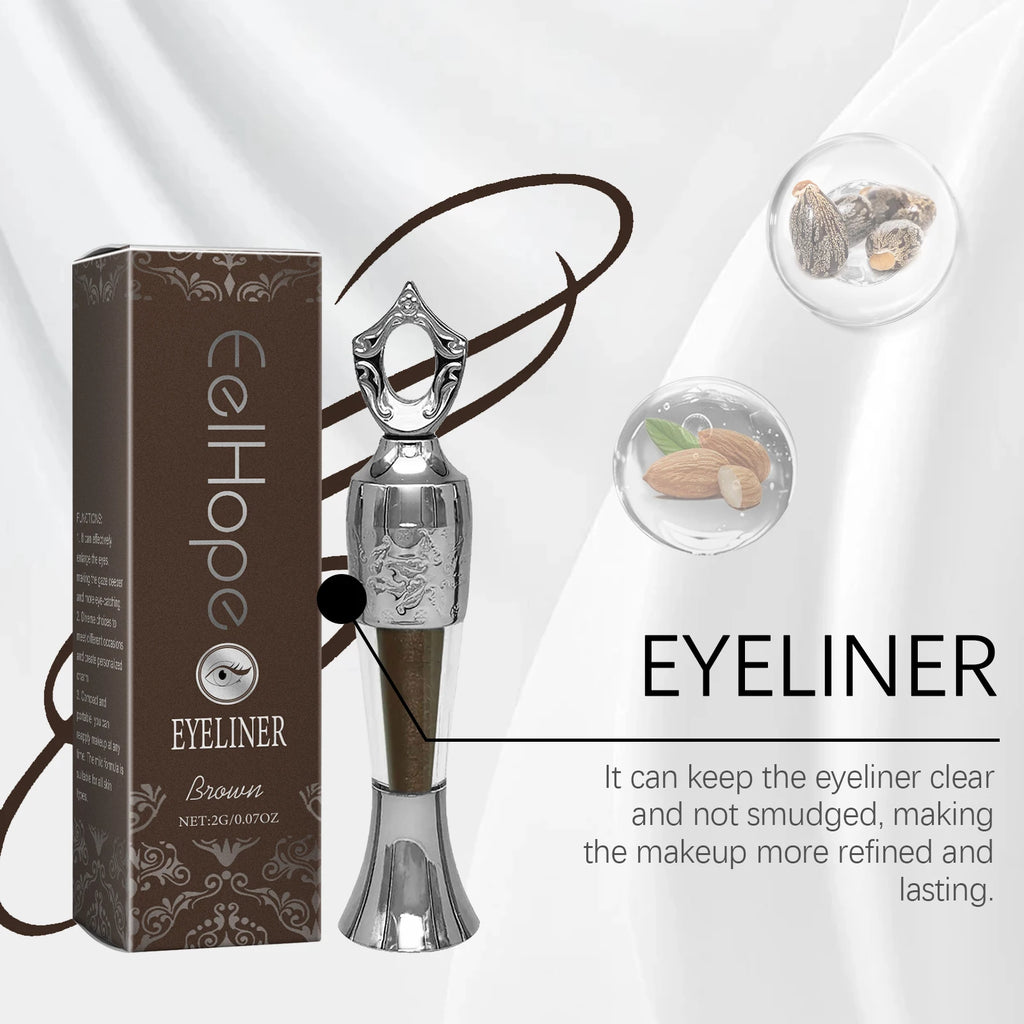 EELHOPE Waterproof Eyeliner Colours Lasting Sweatproof Quick Drying Smooth Black Liquid Eyeliner Natural Makeup Tools Cosmetics Oasis Select