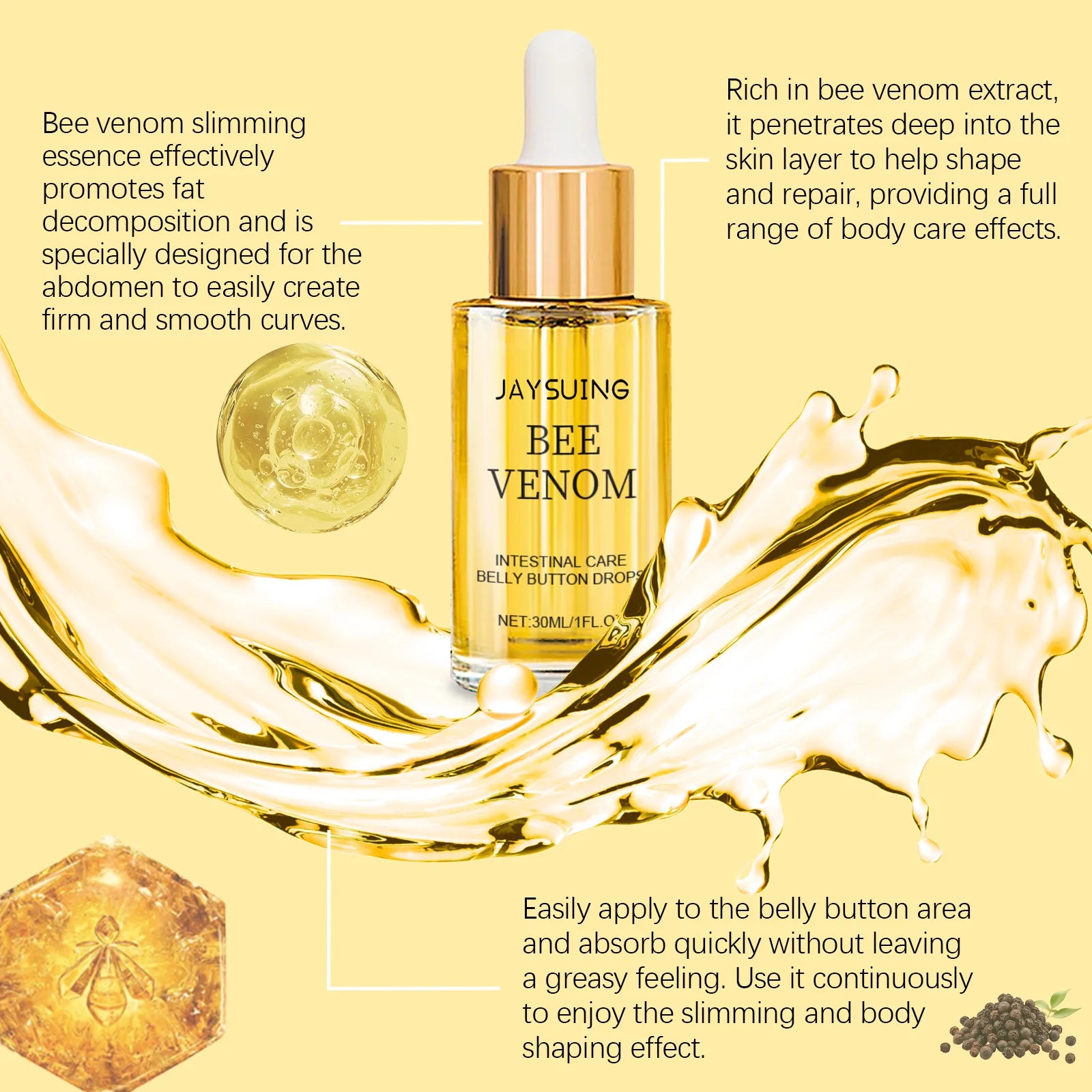 Jaysuing Slimming Body Serum – Firming & Fat Burning Essence Slimming Body Serum Oasis Select