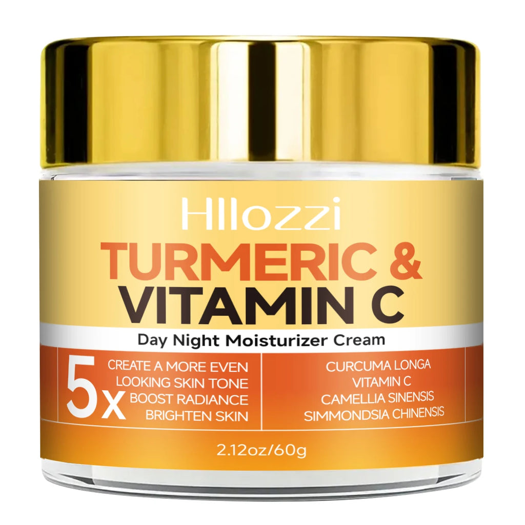 Turmeric&Vitamin C DayNight Moisturizer Cream Hydrating, Firming, Brightening, Smoothing, Repairing Hyaluronic Acid Oasis Select TURMERIC WITAMIN