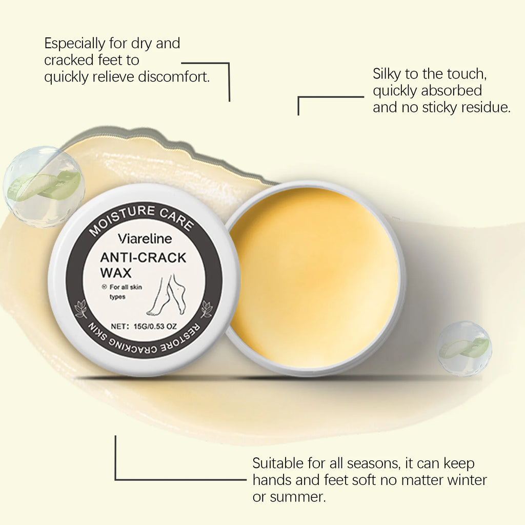 Viareline Foot Care Cream Remove Dead Skin Reduce Dryness Nourishing Strengthen Skin Barrier Anti-crack Soothing Foot Care Cream Oasis Select