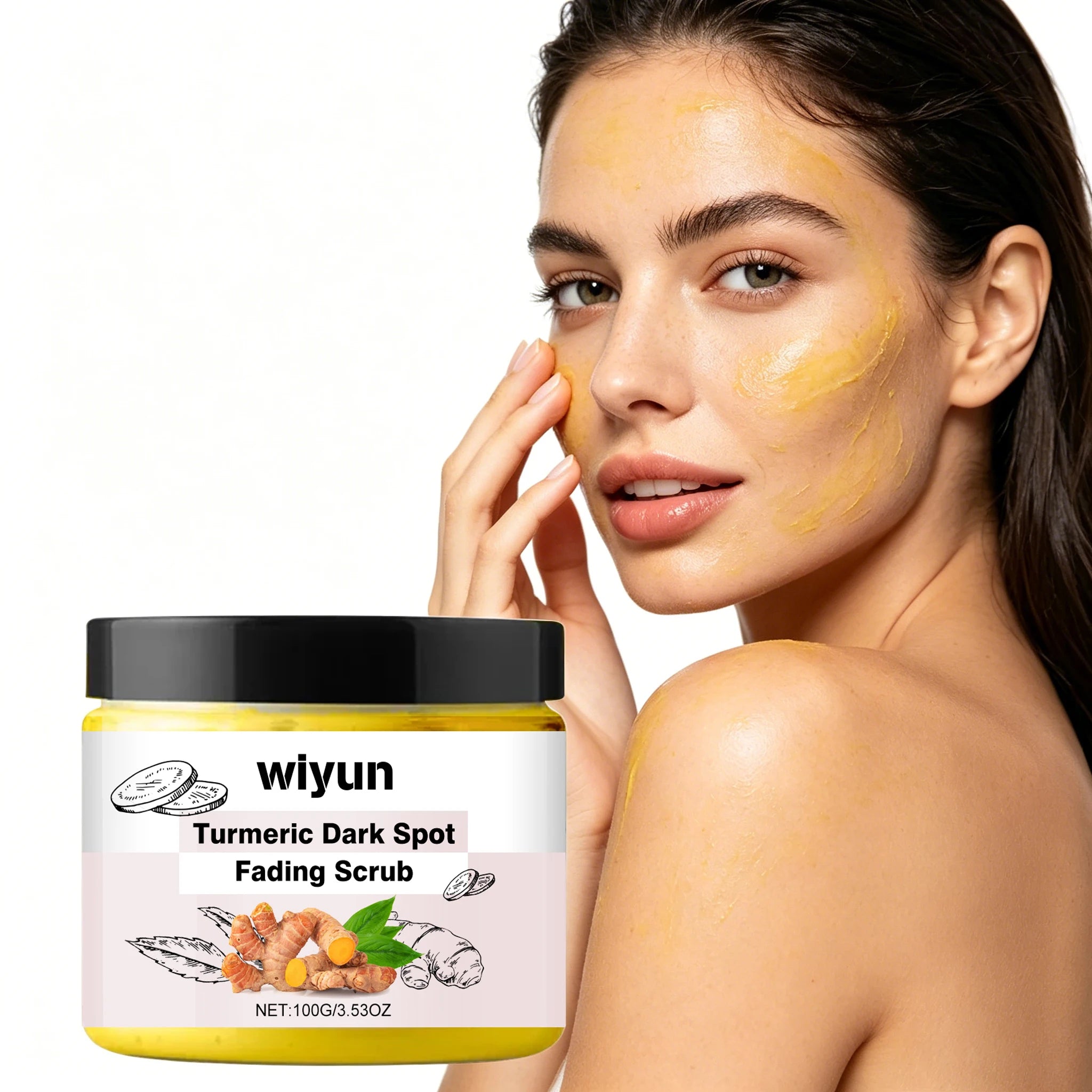 Turmeric Body Scrub Cream – Exfoliate, Brighten & Moisturize Body Scrub Cream Oasis Select