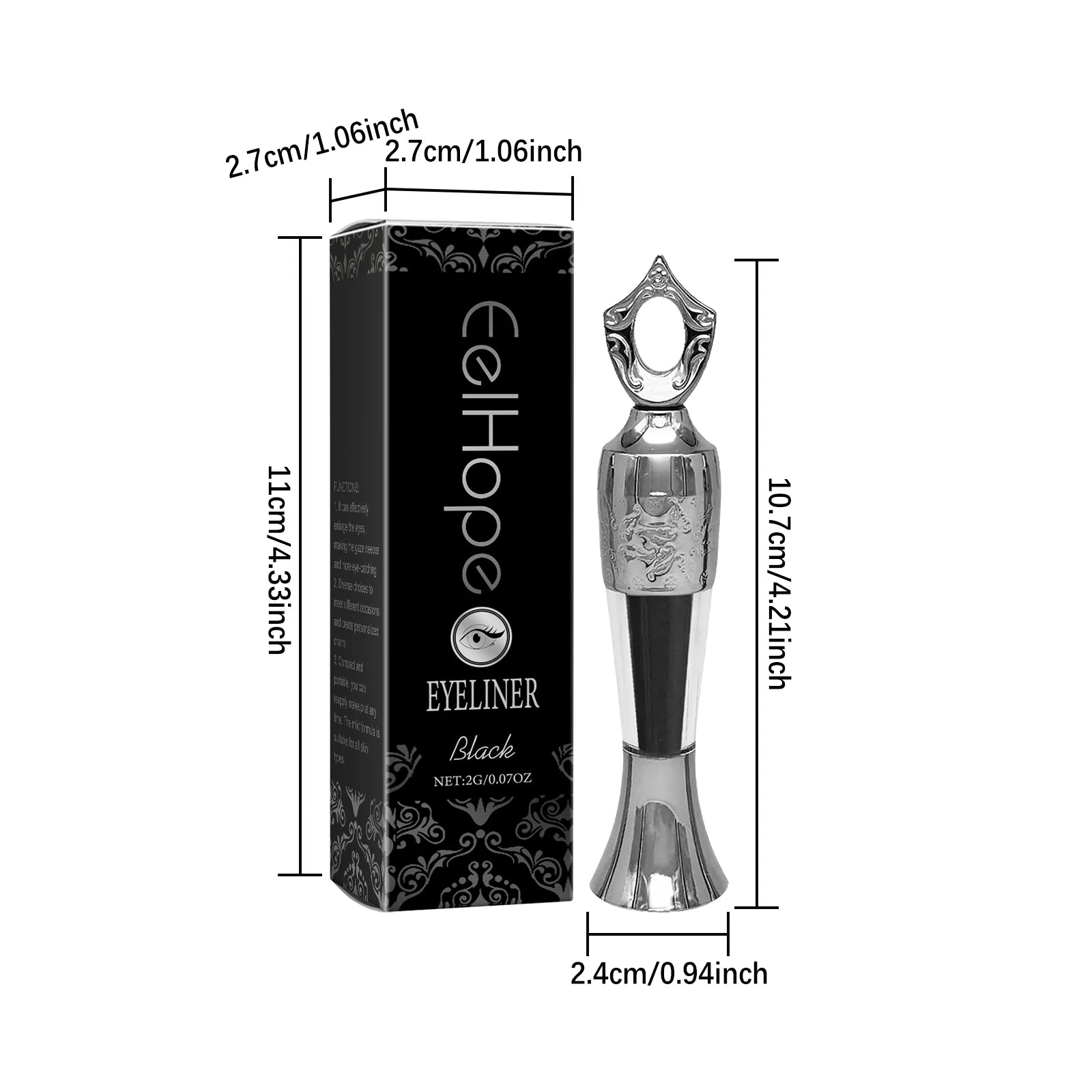 EELHOPE Eyeliner Liquid Waterproof Natural Smooth Quick Drying Durable Non-Fading Sweatproof Eye Makeup Eye Liquid eyeliner Oasis Select