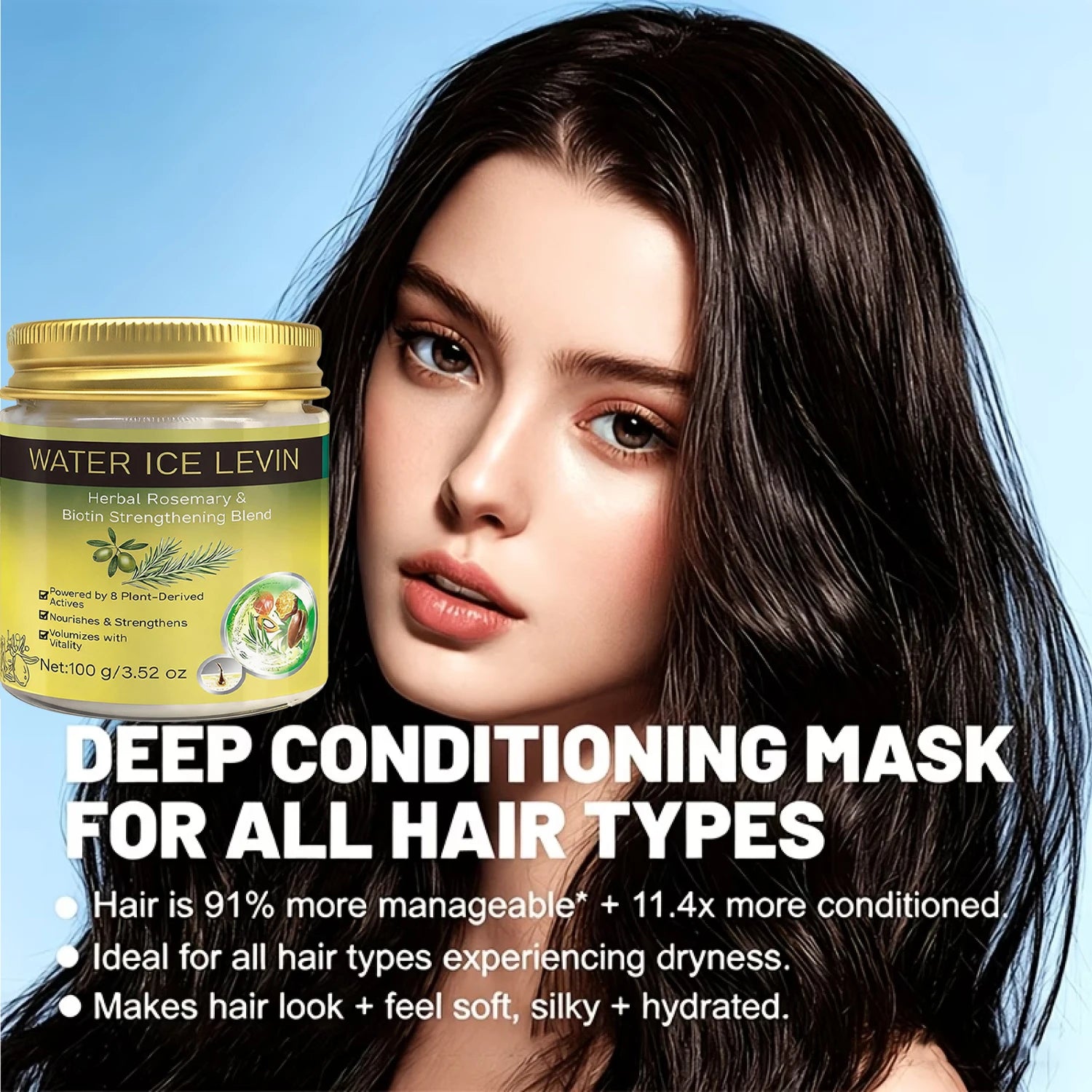 Biotin Rosemary Hair Mask with Keratin – Nourish & Boost Volume Keratin Hair Mask Oasis Select