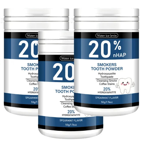 20% Hydroxyapatite Tooth Powder – Whitening for Smokers Whitening Tooth Powder Oasis Select black Option 1