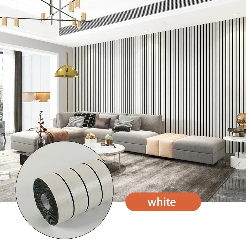40cm X 3m Roll Of Self-Adhesive Foam Wall Stickers Peelable 3D Wall Stickers Easy To DIY Suitable For Ceiling And Living Rooms. Oasis Select white 40cmX3m