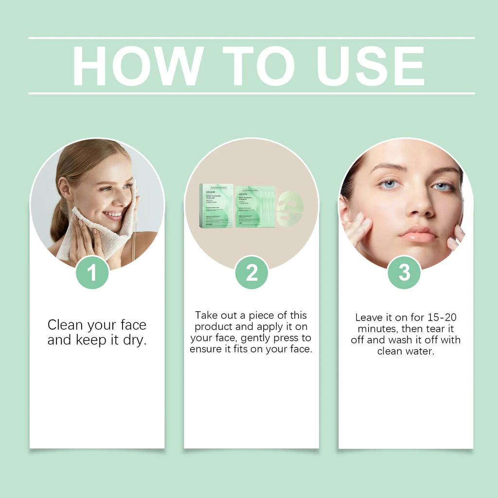 4PCS Retinol Face Mask Deep Moisturizing & Nourishing Pores Enhance Smoothness Glowing Soothing Redness Enhance Skin Elasticity Facial Mask Oasis Select
