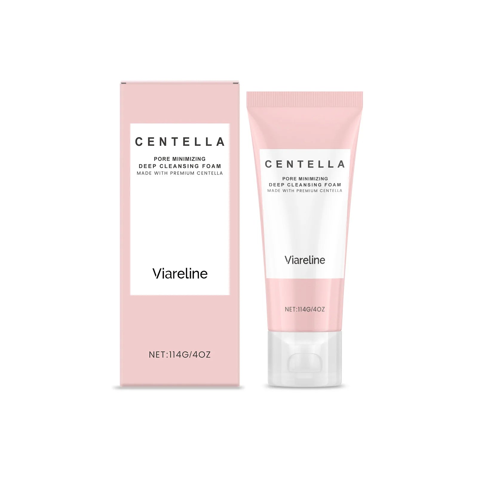 114g Centella Facial Cleaner Deep Cleaning Pore Dirts Moisturizing Soothing Redness No-Tight Smoothing Daily Face Cleaner Gel Oasis Select 114g United States