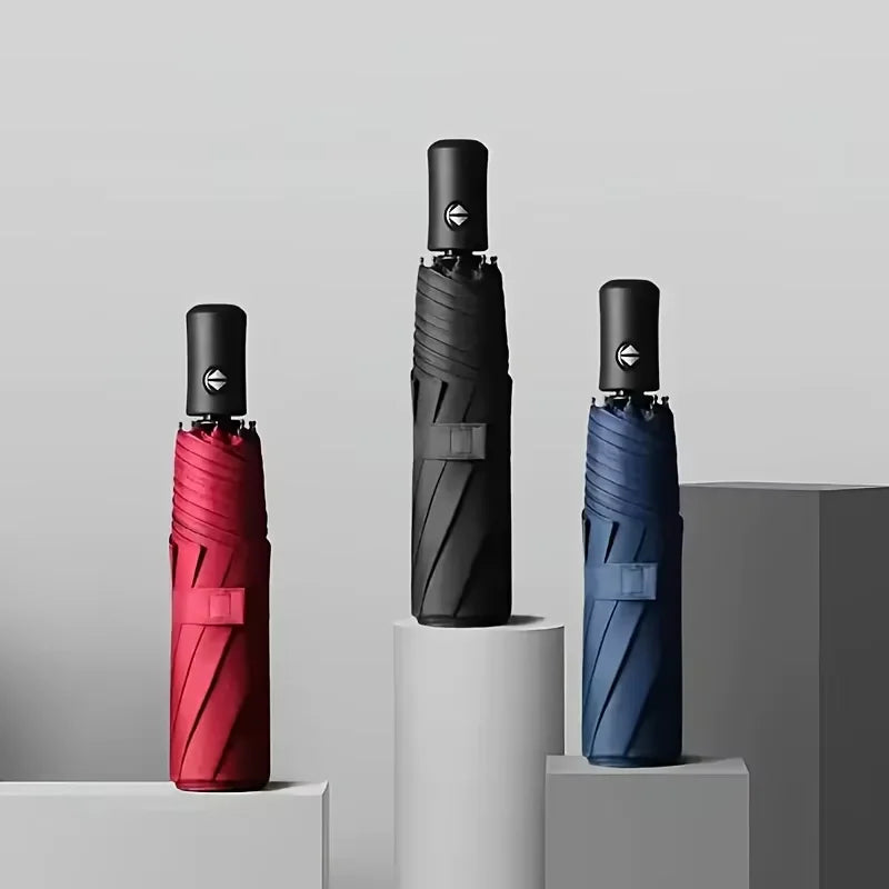 Travel umbrella fashion large heavy-duty windproof and waterproof umbrella fully automatic opening and closing sunshade umbrella Oasis Select