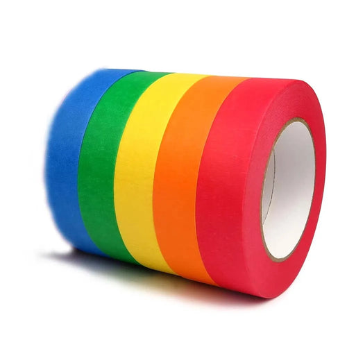20M Colored Masking Tape Painting Painters Tape for Artist Decorators Indoor Decorating Crafts Spraying Adhesive Paint Tape Oasis Select