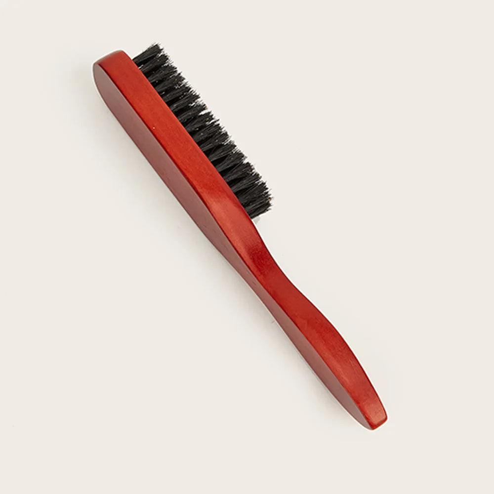 Men's Wood Beard Brush & Mustache Comb Kit with Gift Bag