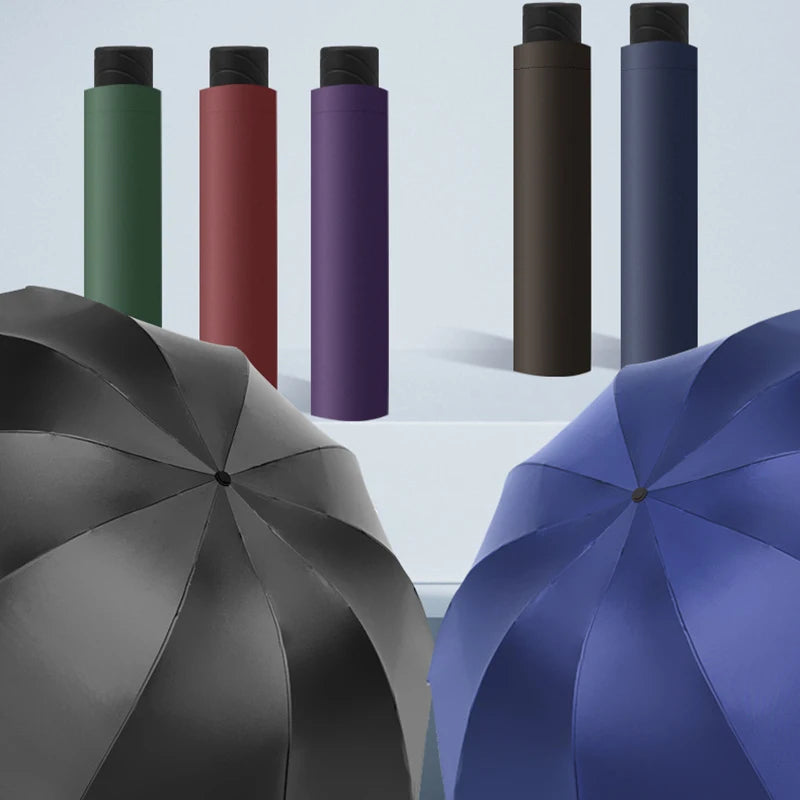 Extra-Large 130cm Parasol Features a Three-Fold Design It Can Be Used in Both Sunny and Rainy Weather and Offers UV Protection Oasis Select