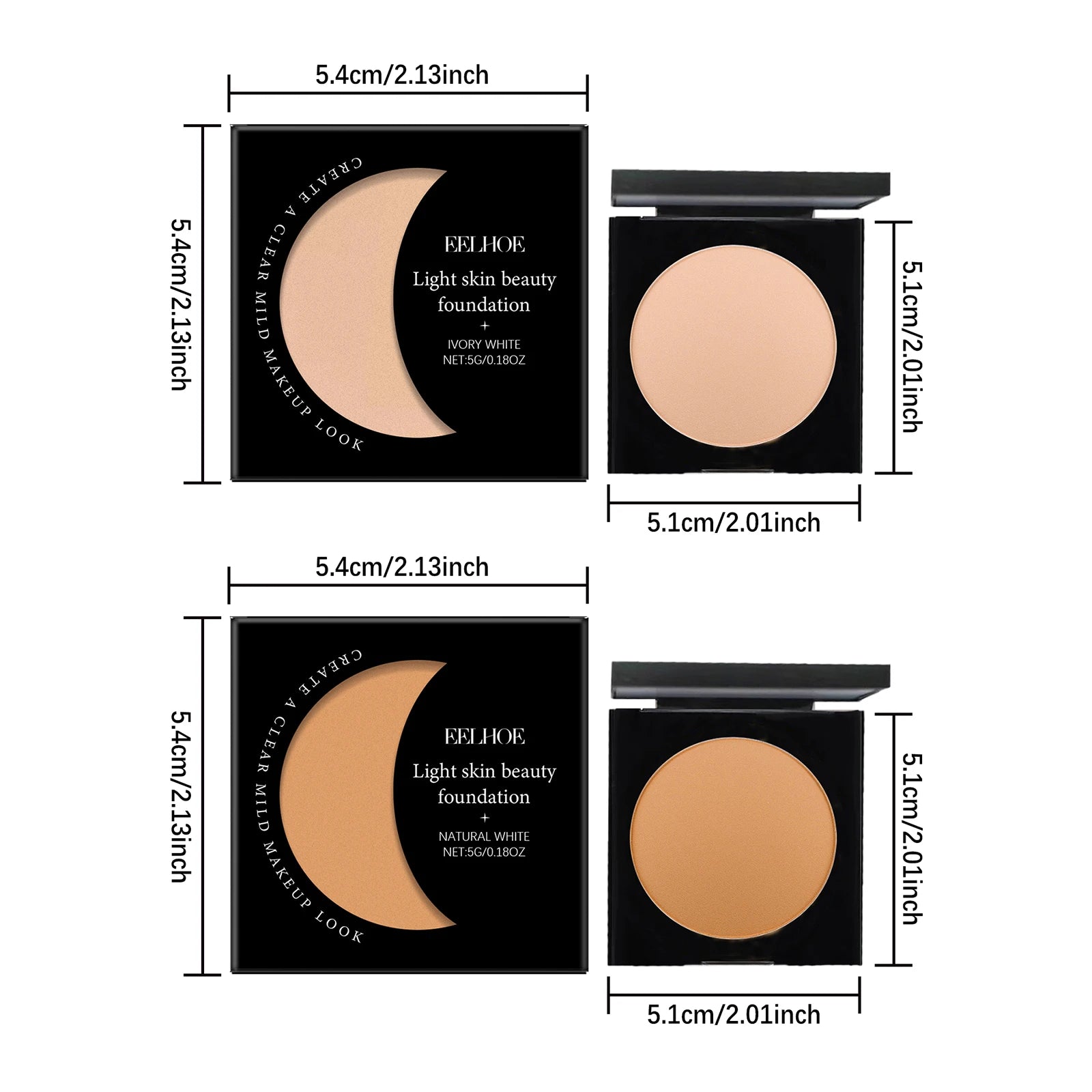 Facial Makeup Foundation Full Coverage Matte Oil Control Sweatproof Waterproof Brighten Skin Tone Hydrate Matte Makeup Palette Oasis Select
