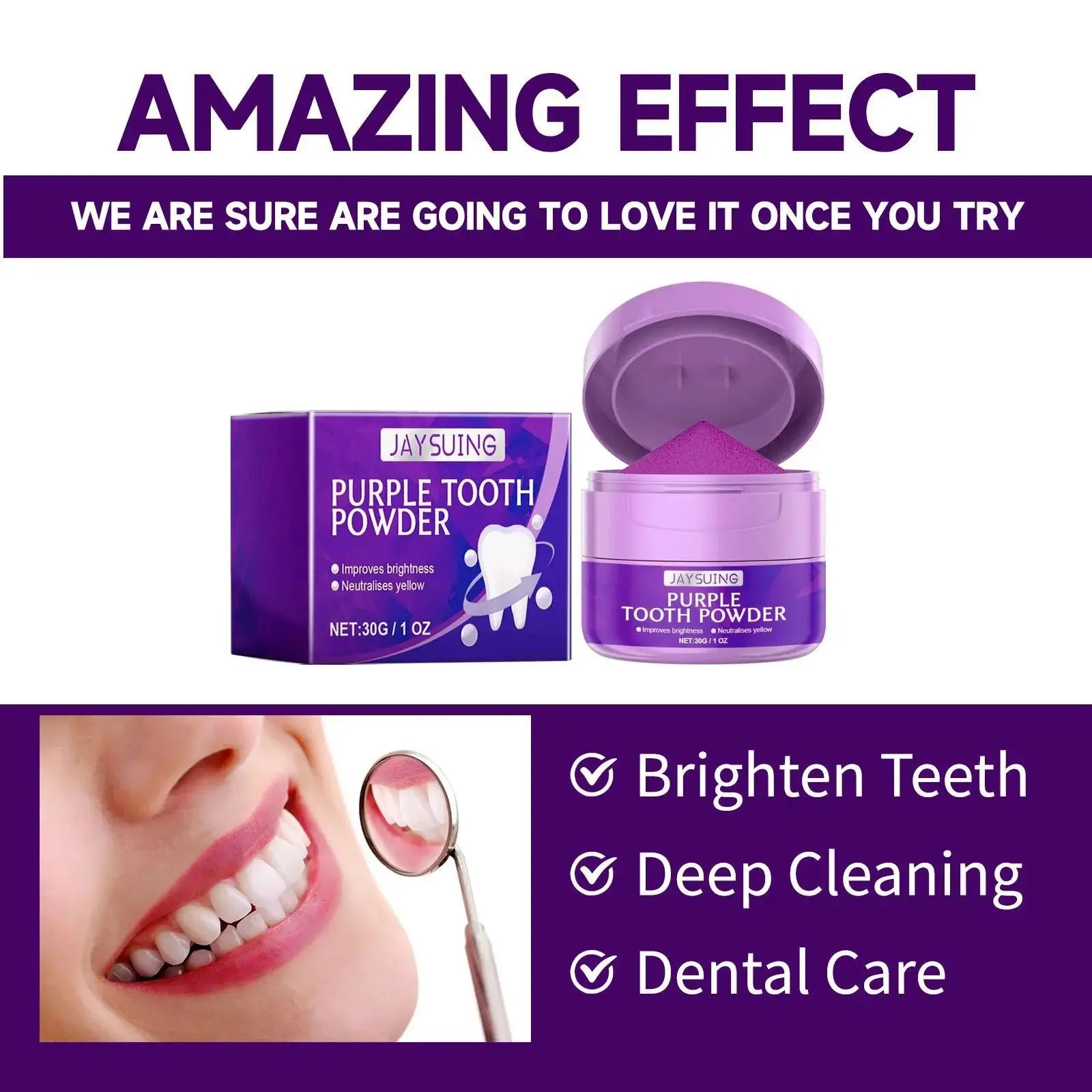 Whitening Tooth Powder – Remove Plaque, Tartar & Freshen Breath Whitening Tooth Powder Oasis Select