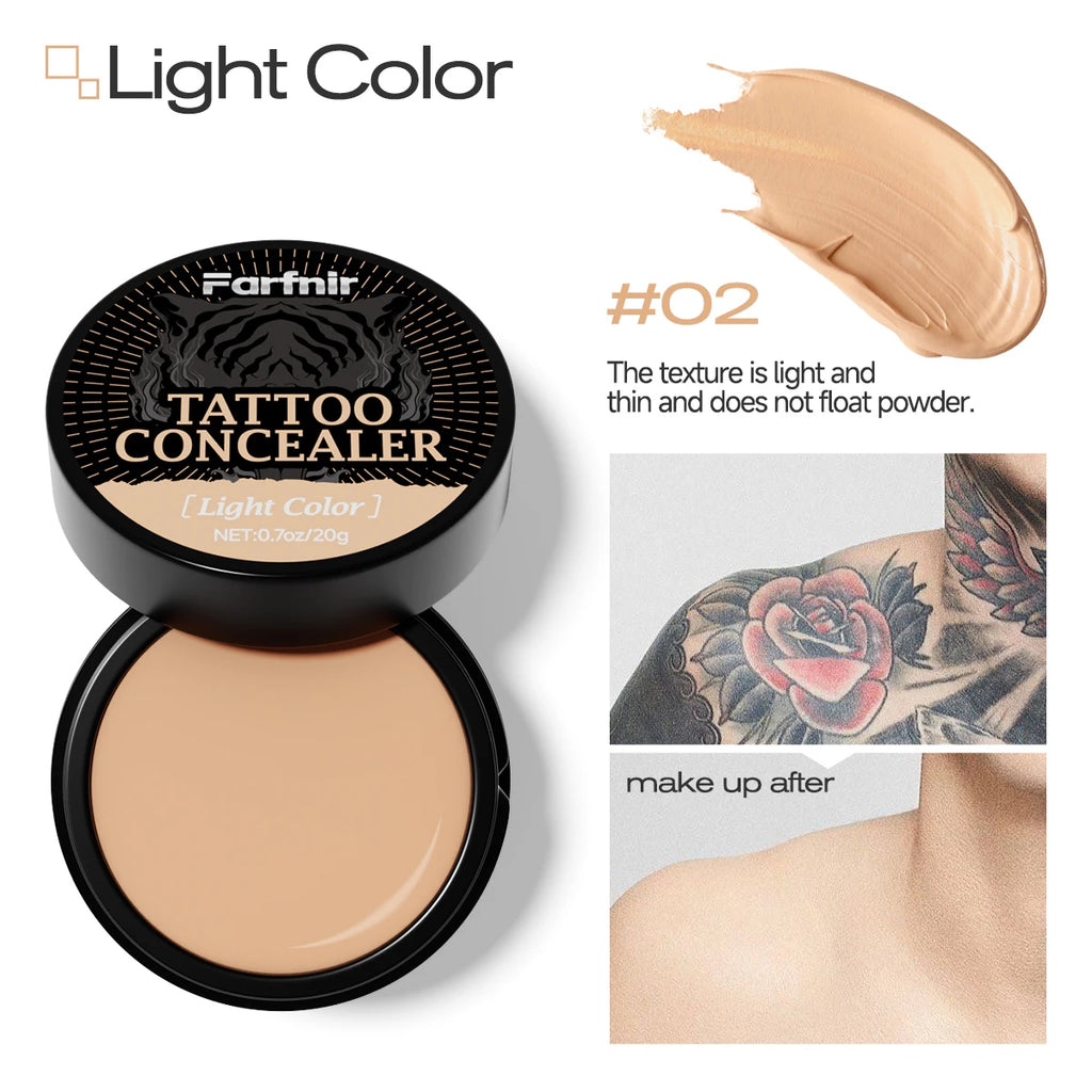 Tattoo concealer cream, waterproof and sweatproof, natural and skin-friendly, available in two colors for you to choose from. Oasis Select