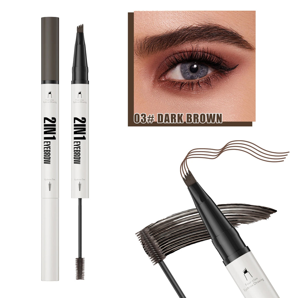 Hello Kiss 4D Microblading Eyebrow Pen – Waterproof Liquid Brow