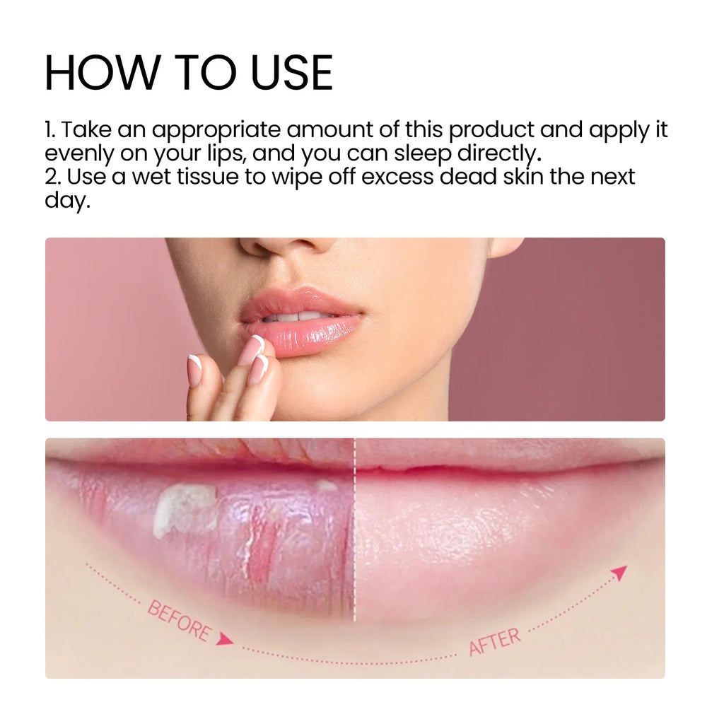 20g Peach Lip Sleeping Mask Deep Moisturizing Repairing Chapped Lips Nourishing Gentle Remove Dead Skin Enhance Smoothness Lip Care Mask Oasis Select