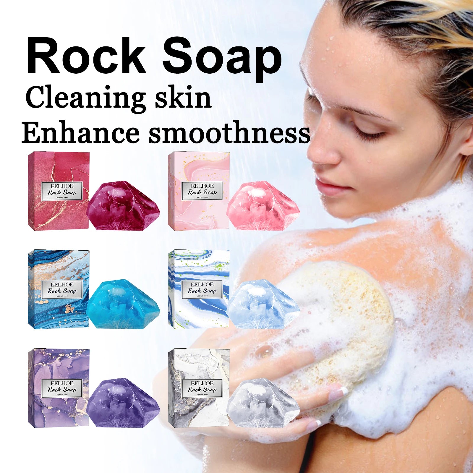 Multi Scent Body Washing Soap Bar Gentle Cleaning Pores Non-tight Oil Control Enhance Smoothness Lasting Fragrance Body Soap Oasis Select