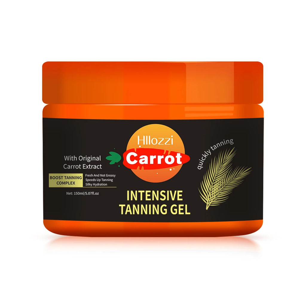 150ml/5.07fl.oz Carrot Gel for face and body, moisturizing, quick drying, quick tanning, long-lasting bronze Oasis Select Gel without box 1PCS