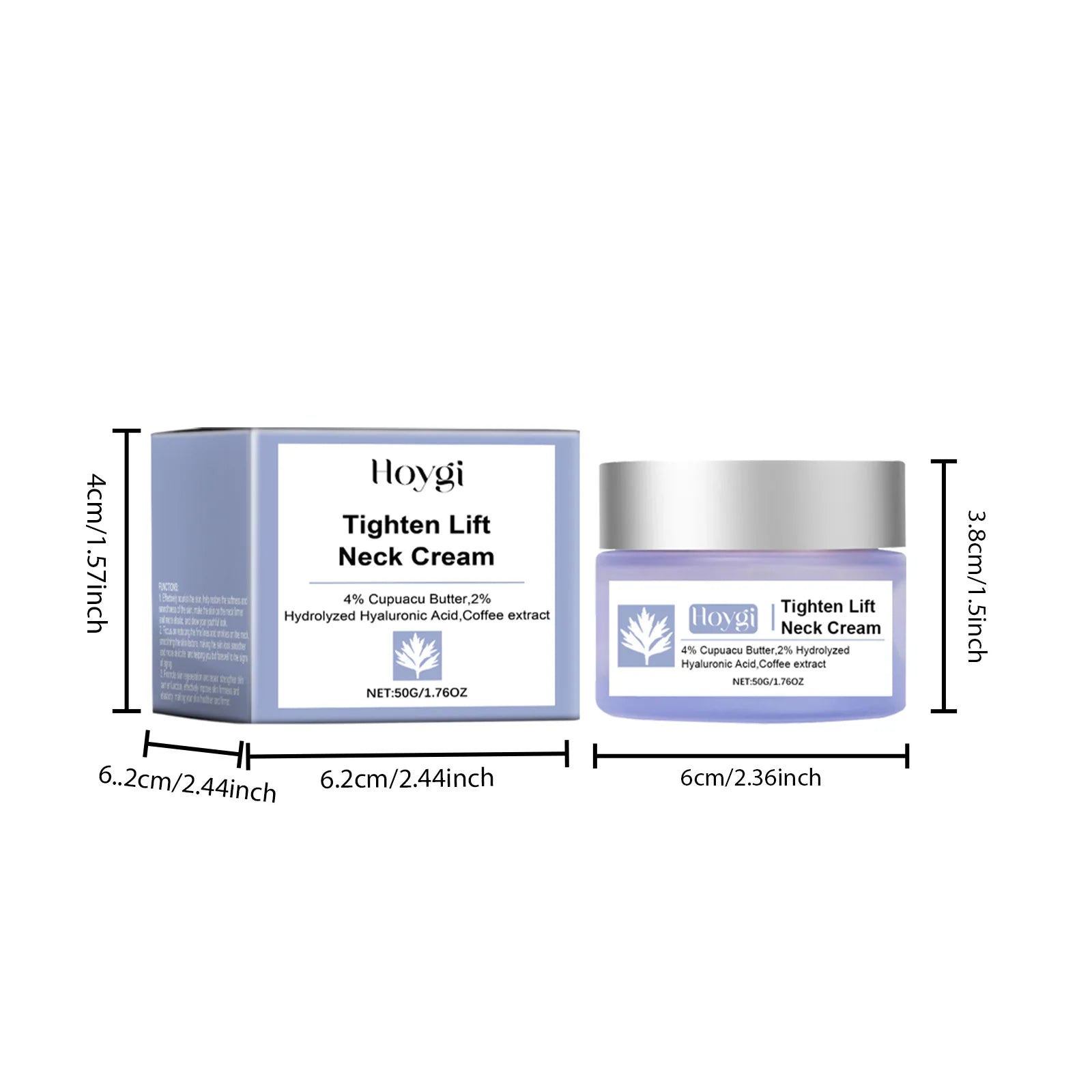 50g Neck Skin Care Cream Moisturizing Nourishing Pores Enhance Skin Elasticity Firming Refreshing Non-greasy Glowing Tightening Neck Lotion Oasis Select