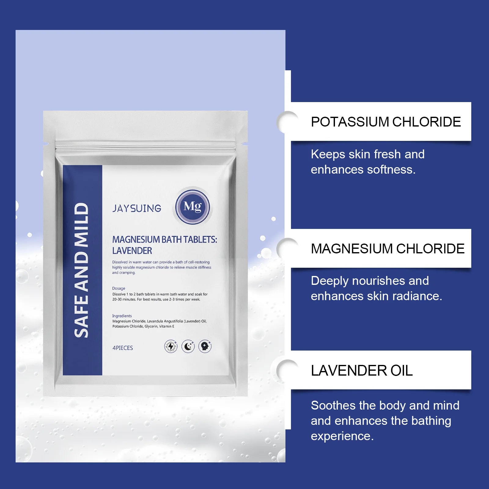 Aromatherapy Shower Steamers – Stress Relief Bath Tablets 4-Pack Shower Steamer Tablets Oasis Select