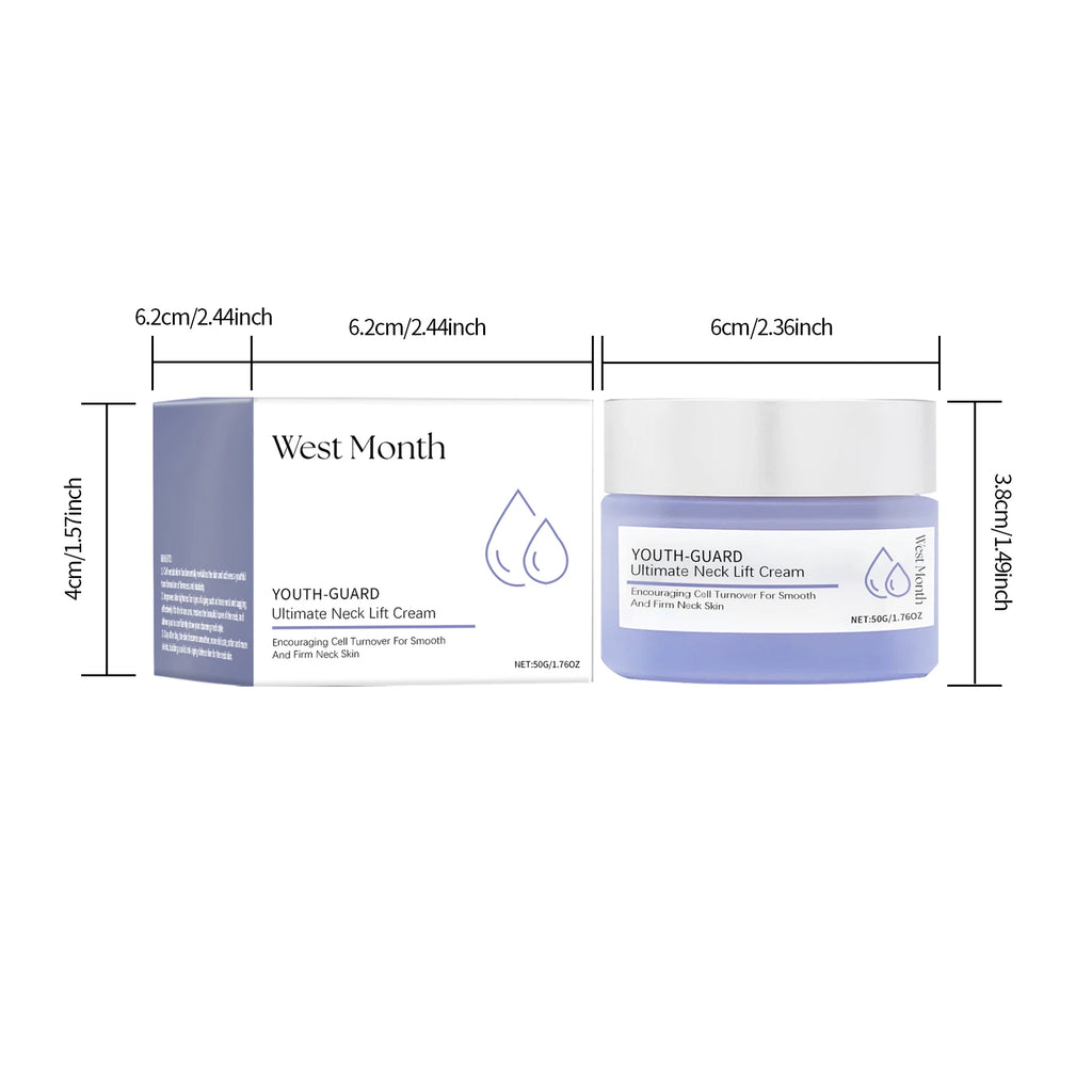 50g Neck Care Cream Deep Nourishing Boosts Skin Elasticity Refreshing Non-greasy Tightening Lifting Fade Fine Lines Hydrating Neck Care Lotion Oasis Select
