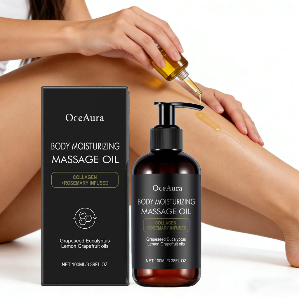 Oceaura Nourishing Body Massage Oil Gentle Hydrating Enhance Skin Elasticity Elegant Fragrance Improve Skin Texture Essence Oil Oasis Select