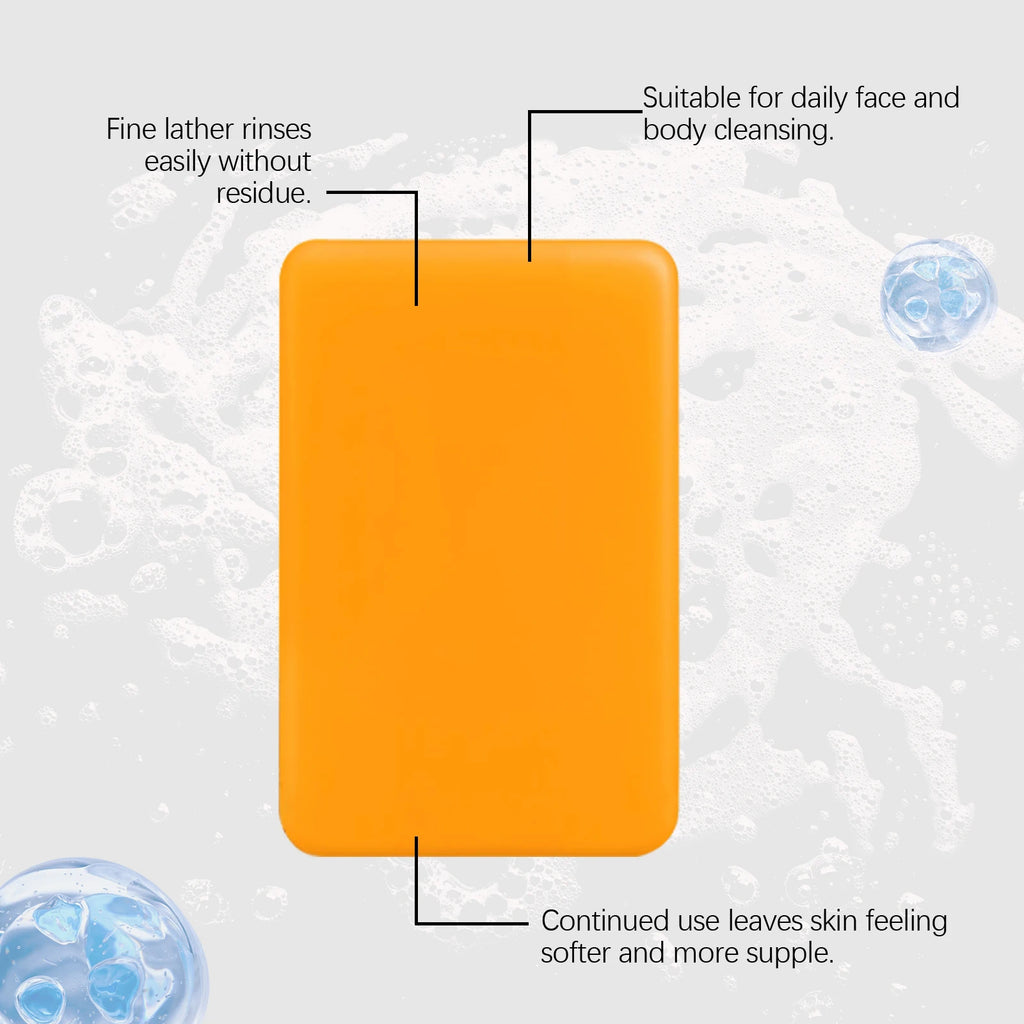 100G Persimmon Body Soap Gentle Cleaning Pore Moisturizing Enhance Smoothness Softening Skin Deodorize Rich Bubble Body Soap Bar Oasis Select
