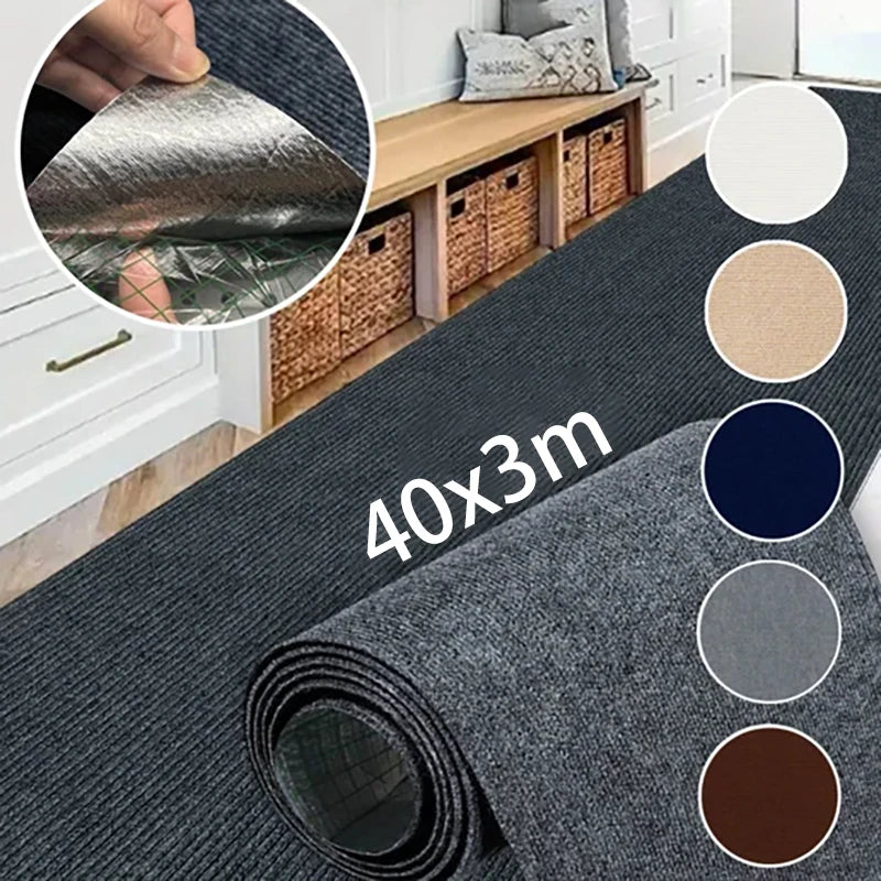 Kitchen And Bedroom Rug 40cm x 3m Absorbent Self-Adhesive Suitable For Room Decor Bathroom Solid Color And Living Room. Oasis Select