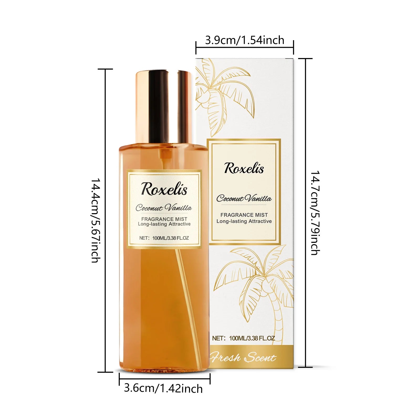 Roxelis Multi Scent Create Romantic Atmosphere Lasting Fragrance Improve Confidence and Charming Unique Daily Use Body Mist Oasis Select