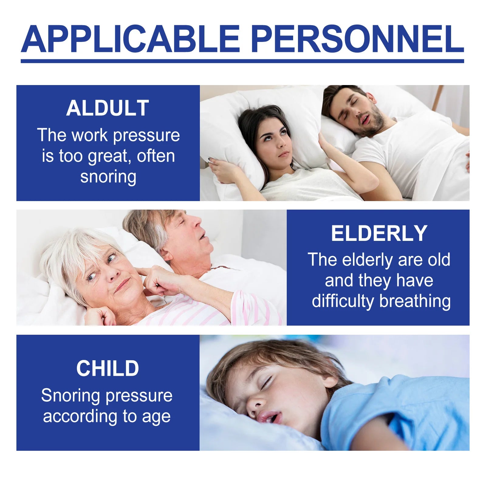 Anti-Snoring Tape Sleep Breathing Improving Patch Reduce Dry Mouth Promote Nose Breathing Health Care Mouth Correction Stickers Oasis Select