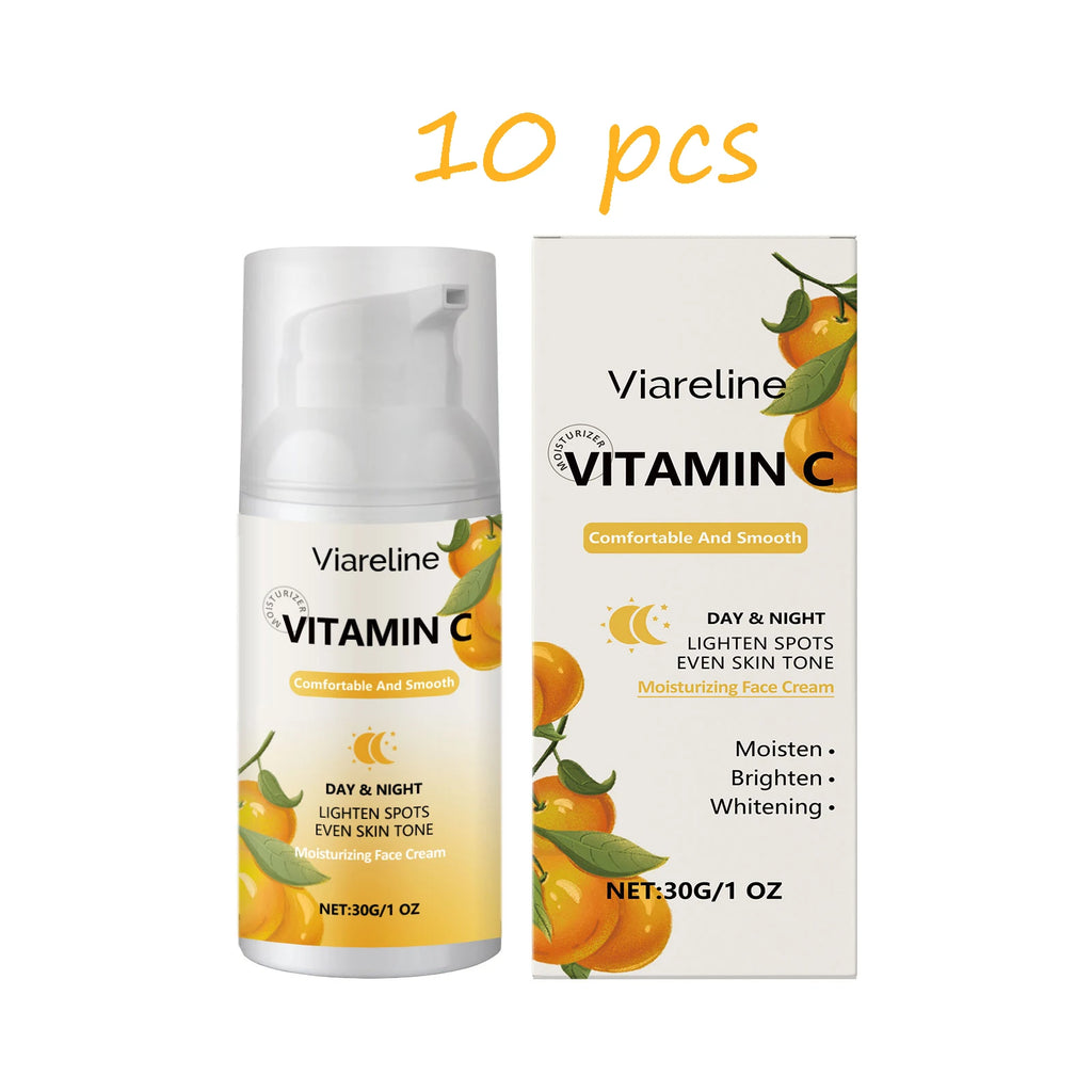 Viareline Vitamin C Face Cream Antioxidant Lifting Smoothing Enhance Skin Elasticity Deep Moisturizing Softening Face Cream Oasis Select buy 4 free 6 United States