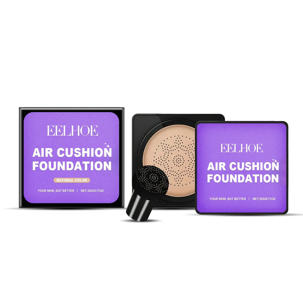 20g Mushroom Head Air Cushion Foundation Moisturizing Concealer Sunscreen Nourishing Long-wearing Natural Glow Makeup Base Oasis Select Natural United States