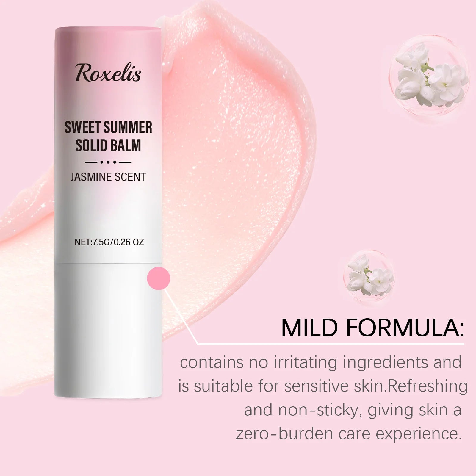 7.5g Floral & Fruity Scent Perfume Balm Natural Fresh Fragrance Lasting Sweet Scent Enhance Charming Improve Confidence Soothing Mood Solid Balm Oasis Select