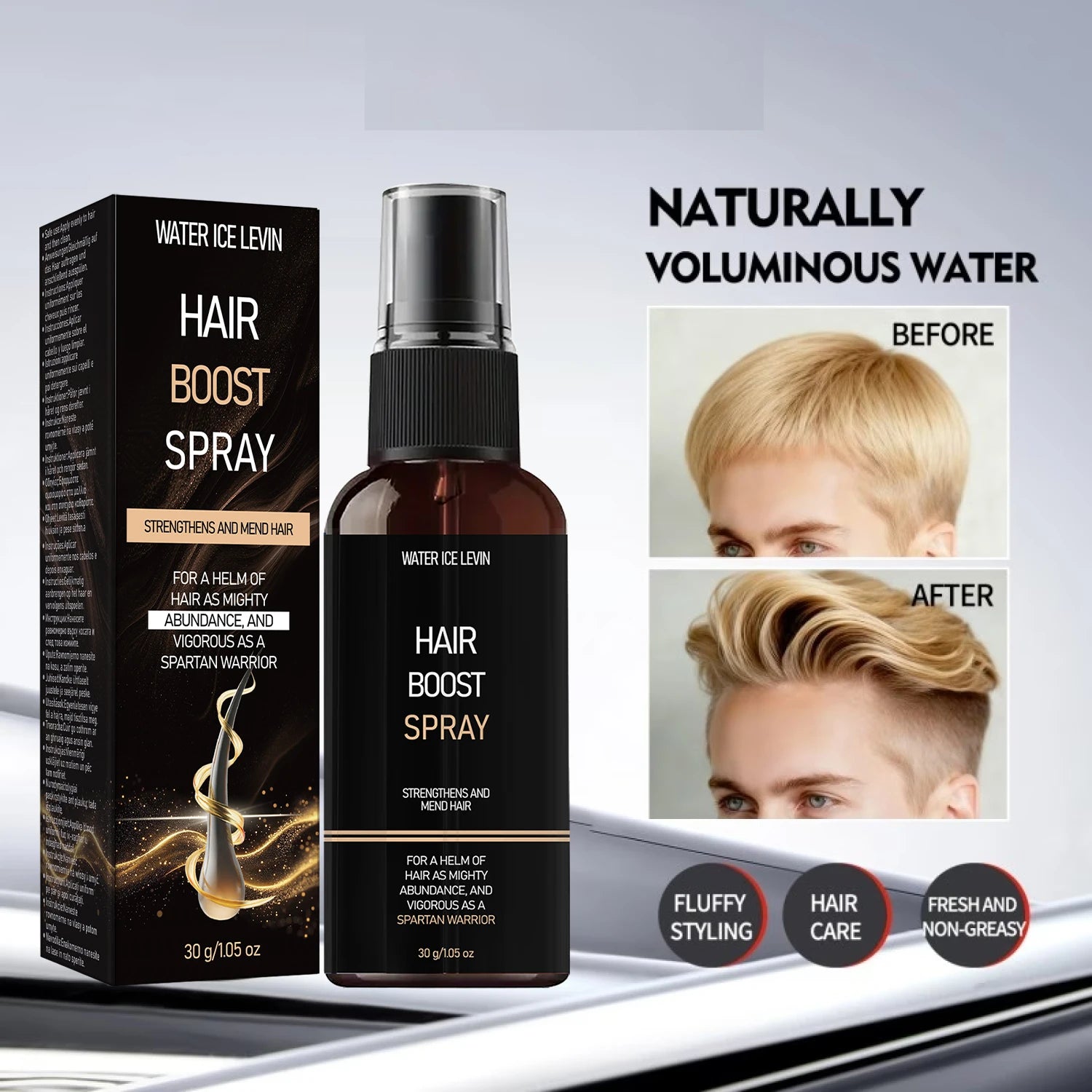 Hair Boost Spray – Biotin, Keratin & Hyaluronic Acid | 30g Leave-In Hair Spray Oasis Select