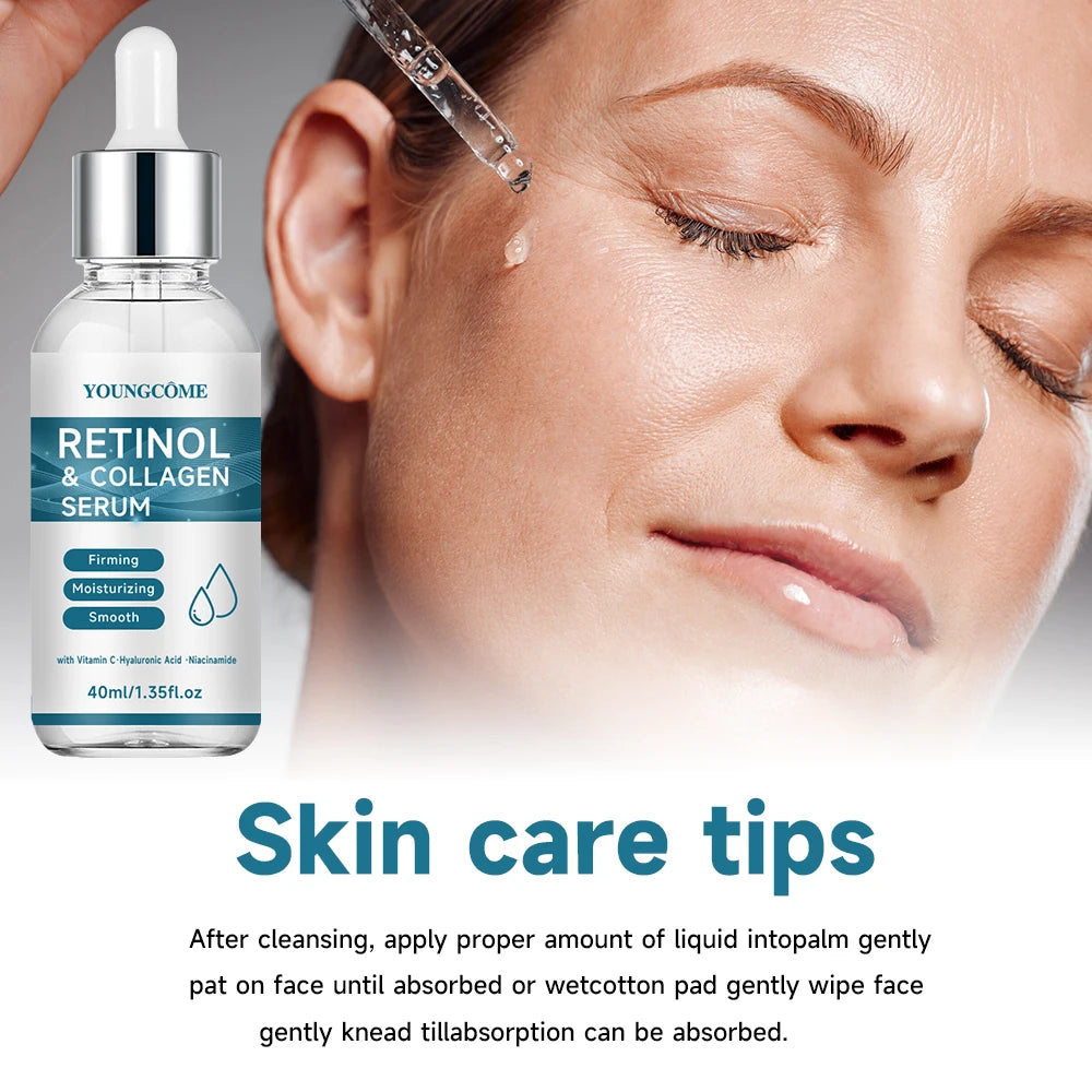 YOUNGCOME Retinol Face Serum – Collagen & Hyaluronic Acid