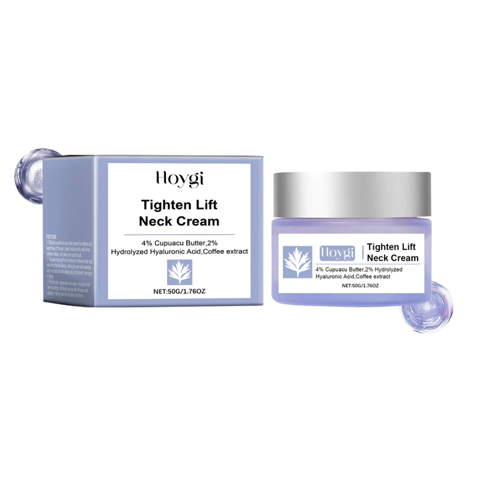 50g Neck Skin Care Cream Moisturizing Nourishing Pores Enhance Skin Elasticity Firming Refreshing Non-greasy Glowing Tightening Neck Lotion Oasis Select 50g United States
