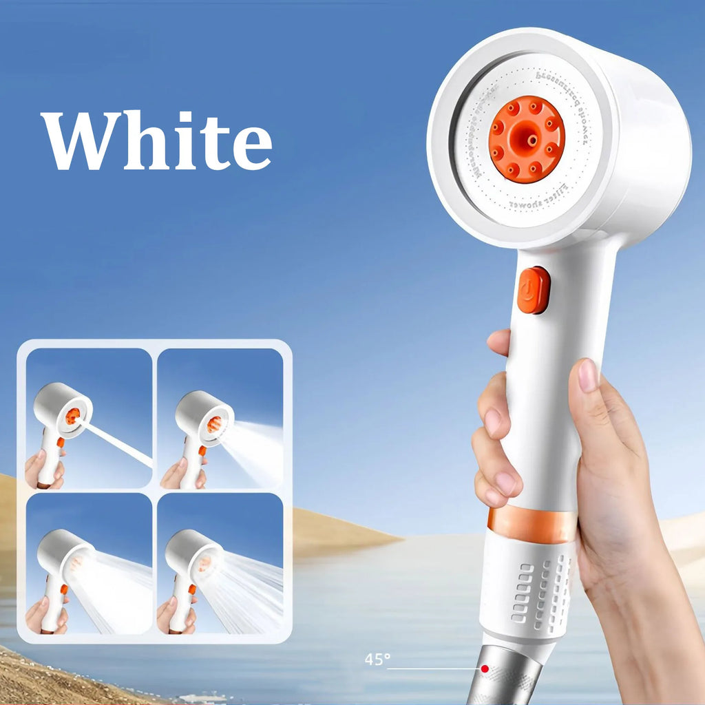 4-Mode Pressurized Filter Shower Head | Water Purification