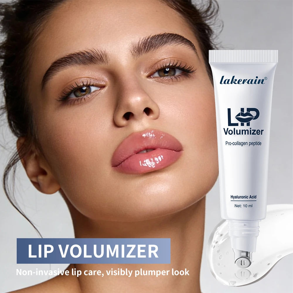 Lakerain Lip Plumper Gloss – Hydrating Volumizer | Fragrance-Free Lip Plumper Gloss Oasis Select