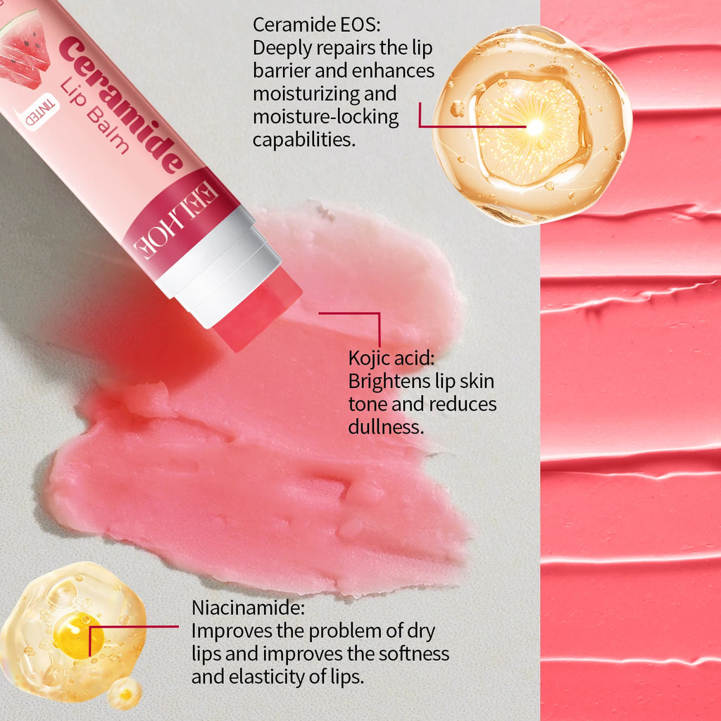 5G Watermelon Lip Balms Moisturizing Fade Fine Lines Nourishing Enhance Smoothness Repairing Damaged Skin Improve Gloss Non-greasy Lip Plumping Balm Oasis Select