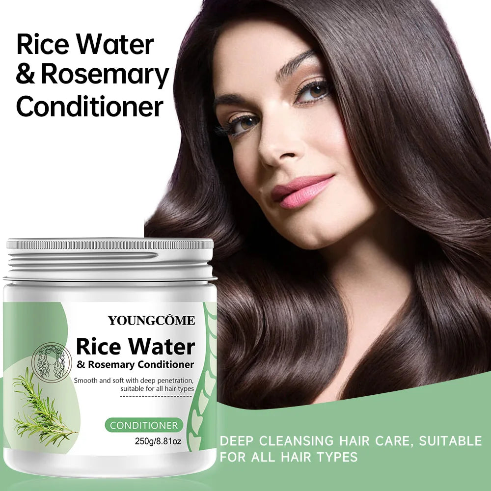 Rice Water & Rosemary Conditioner – Volumizing & Nourishing