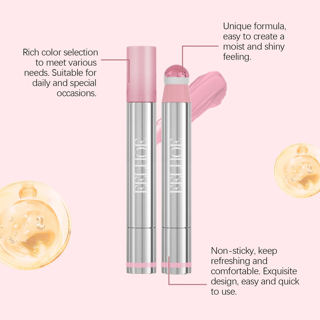 3 Colors Spin Brush Liquid Blush and Lip Gloss Moisturizing Matte Brightening Contour Highlighter Long-wearing Non-fading Makeup Oasis Select