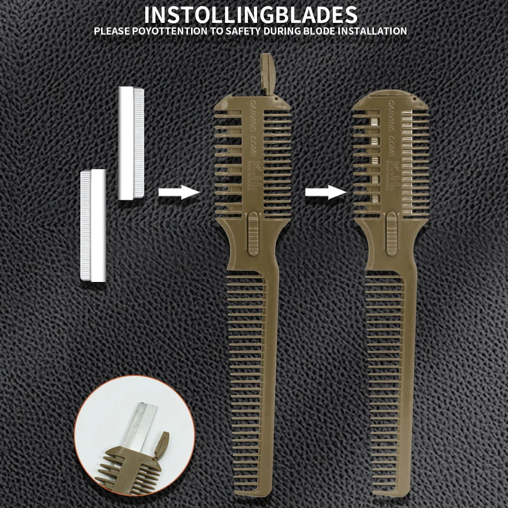 Razor Hair Cutter Comb – Trim, Thin & Style All Hair Types Hair Razor Comb Oasis Select