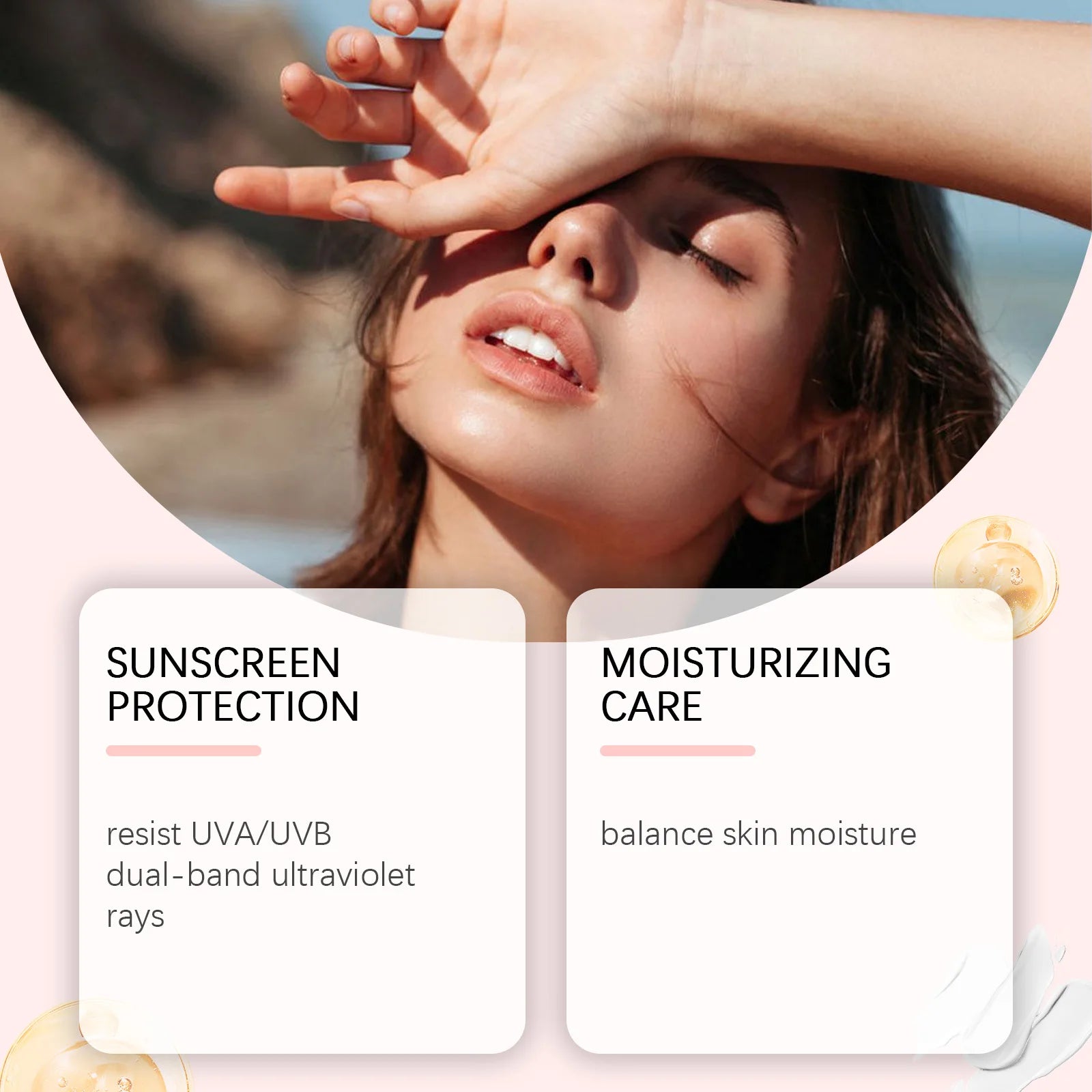 Oceaura Body Sunscreen Spray Refreshing Moisturizing Protect UV Reduce Dryness Prevent Sunburn Non-greasy Summer Sunblock Spray Oasis Select