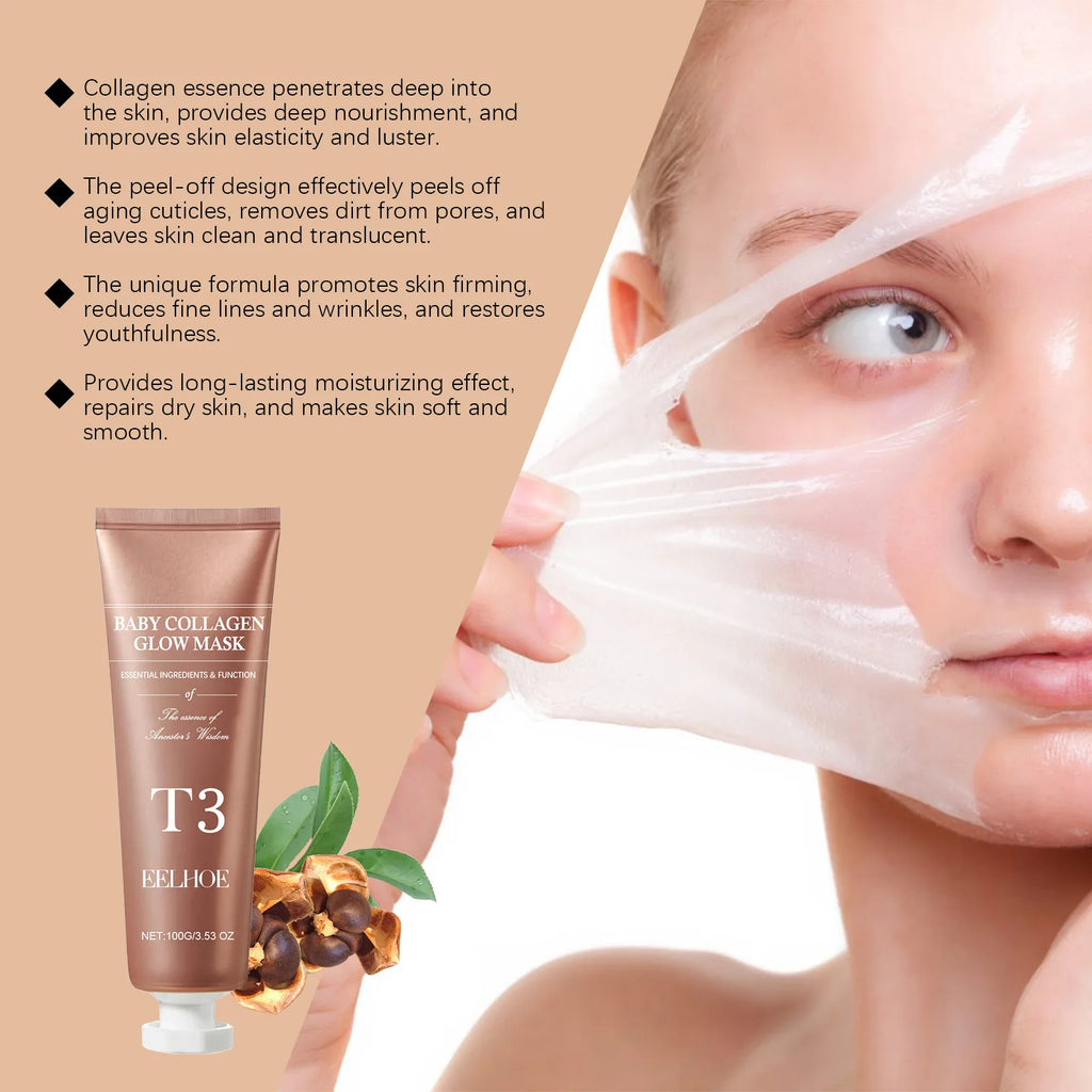 EELHOE Collagen Peel-Off Mask – Blackhead & Deep Pore Cleanser Collagen Peel-Off Mask Oasis Select