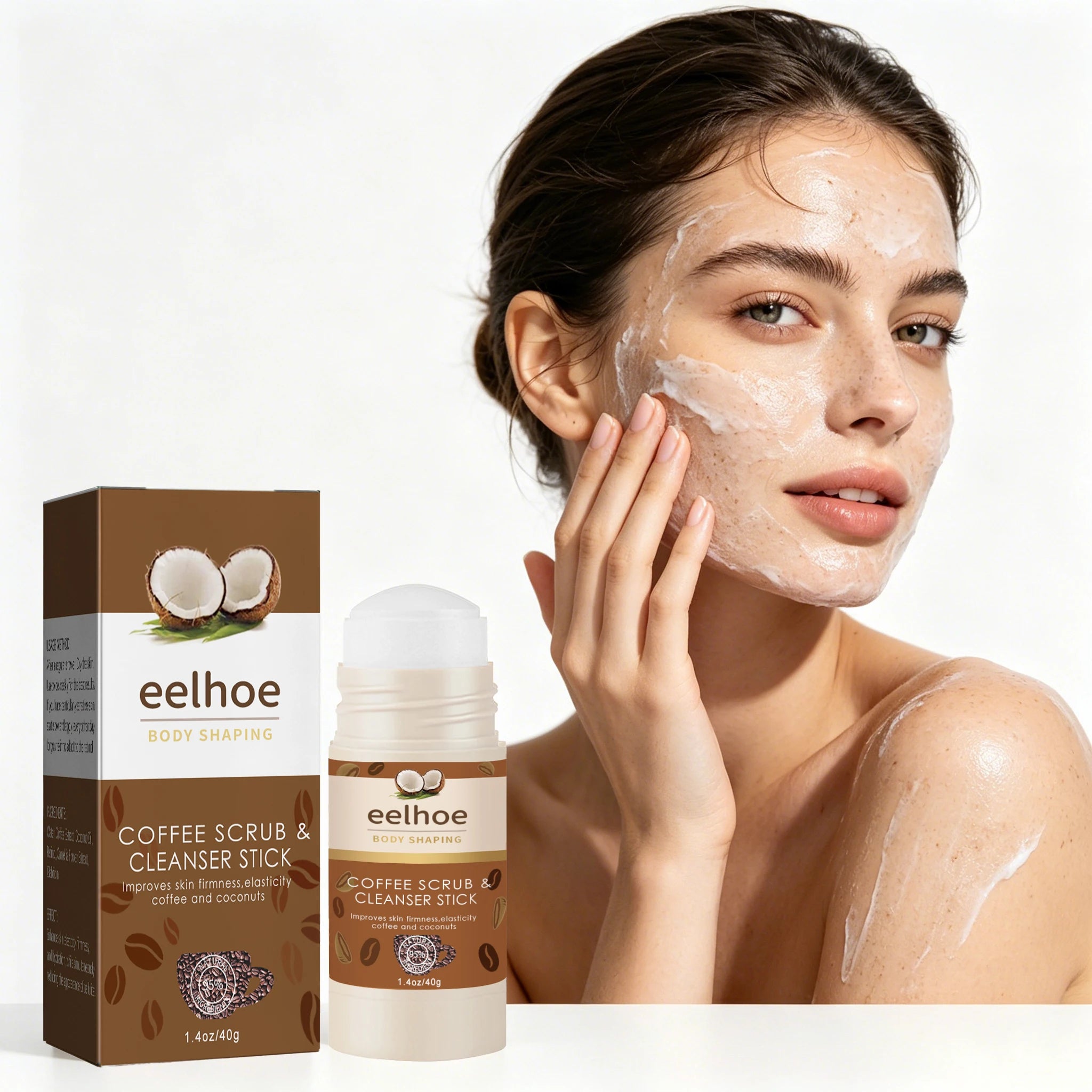 40g Coffee Body Scrub Gentle Remove Dead Skin Non-tight Enhance Smoothness Moisturizing Boosts Skin Elasticity Tightening Glowing Body Scrub Oasis Select