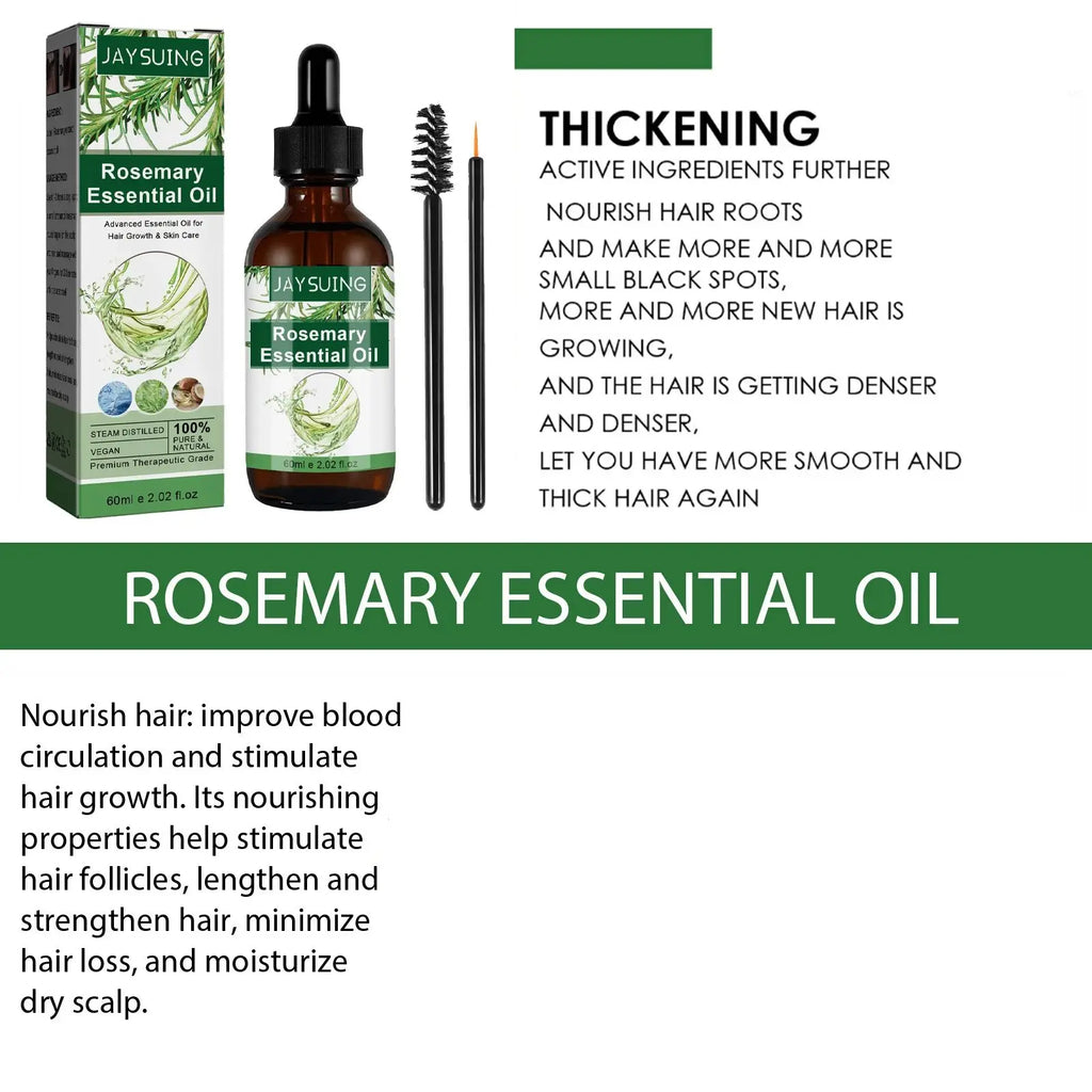 Rosemary Hair Growth Oil – Scalp, Lash & Eyebrow Serum 60ml Hair Growth Oil Oasis Select