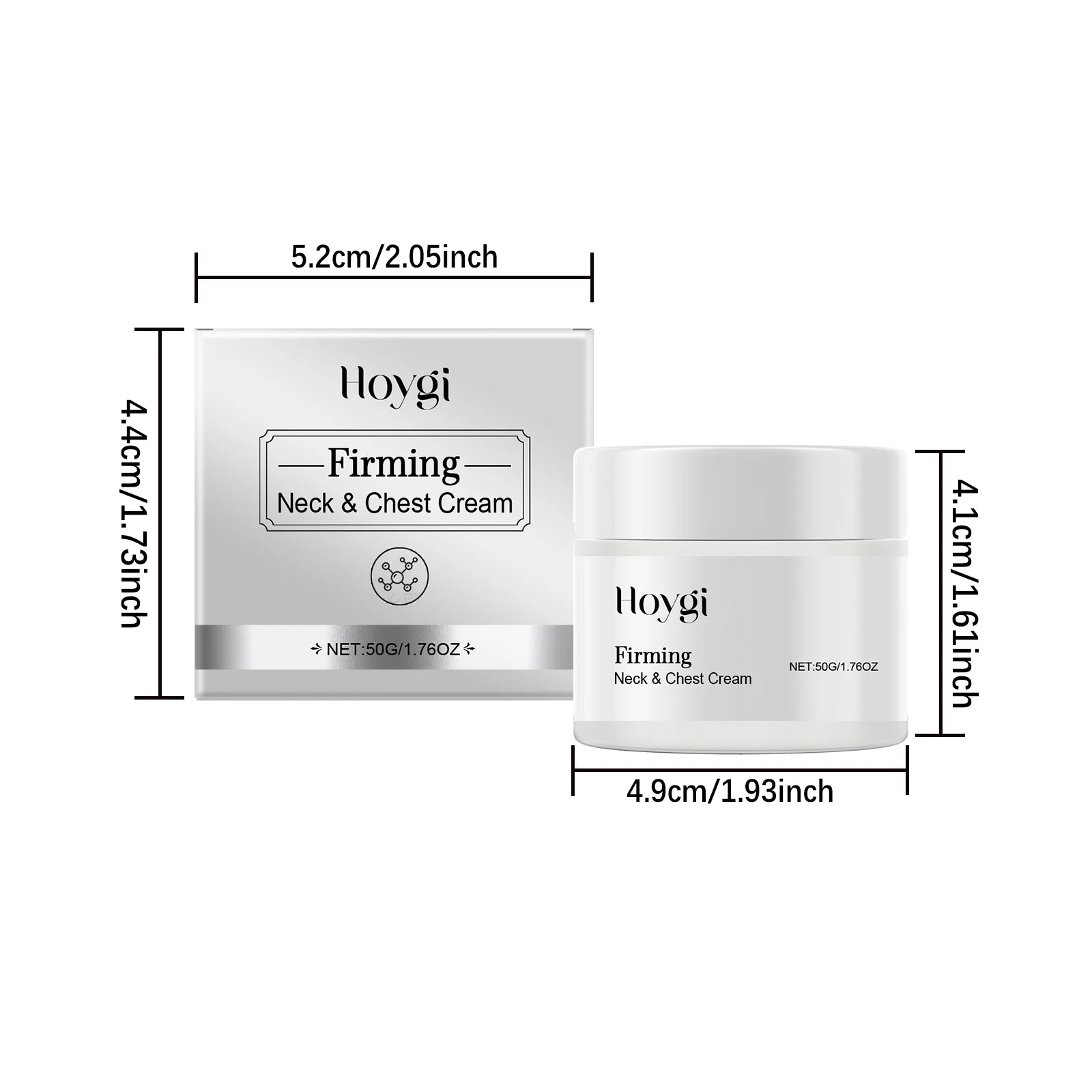 50G Neck Cream Gentle Nourishing & Moisturizing Enhance Skin Elasticity Improve Skin Texture Smoothing Massage Firming Glowing Neck Cream Oasis Select