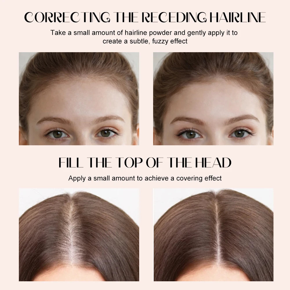 YTRUNS Hairline Powder Medium Brown | Root Touch-Up Shadow 4g