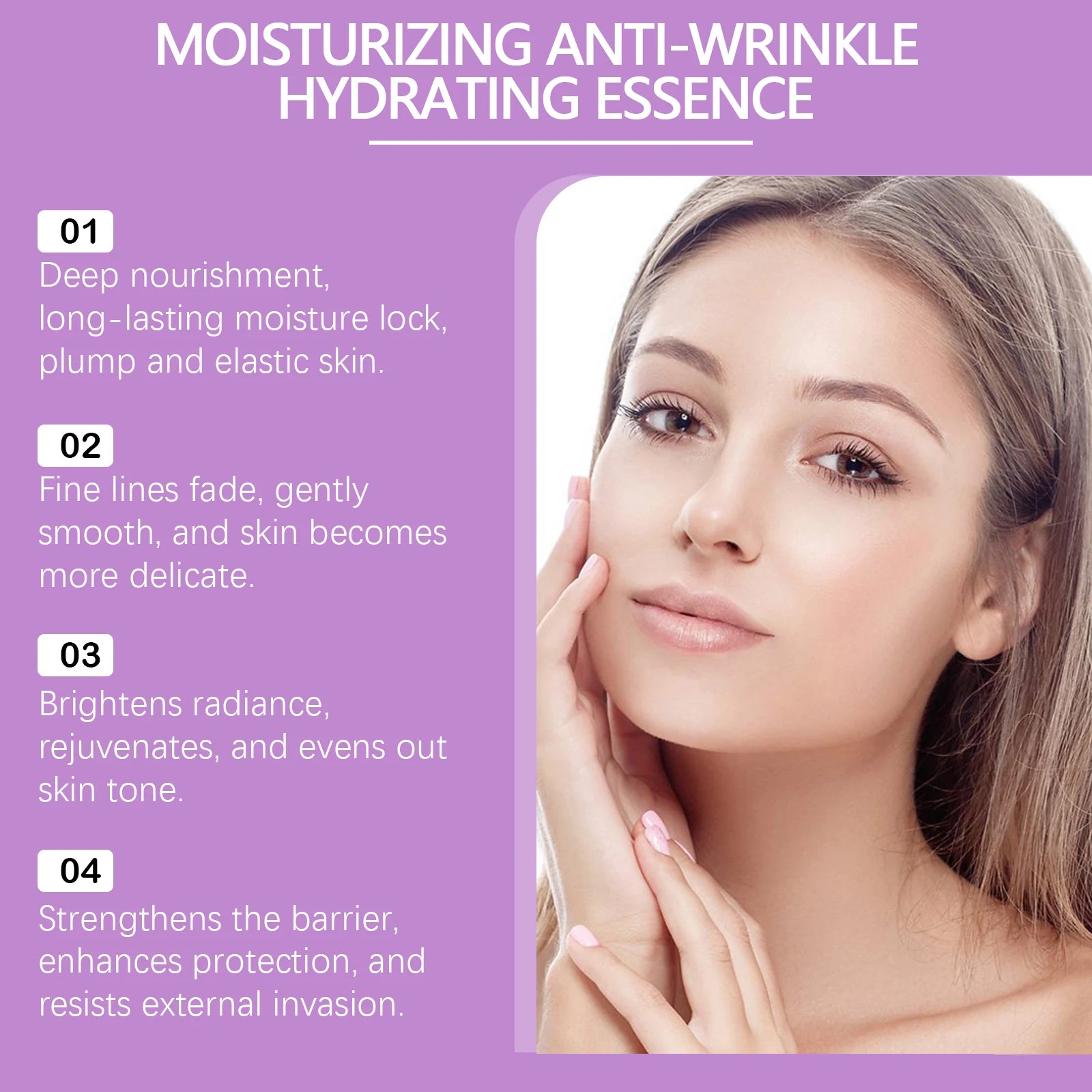 30ML Face Hydrating Serum Deep Moisturizing Improve Roughness Smoothing Repairing Damaged Skin Fade Fine Lines Improve Skin Elasticity Face Serum for All Skin Types Oasis Select
